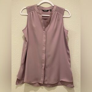 Women's Simply Vera Vera Wang Sleeveless Top Button up